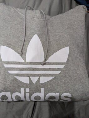 Adidas originals grey cozy women's hoodie